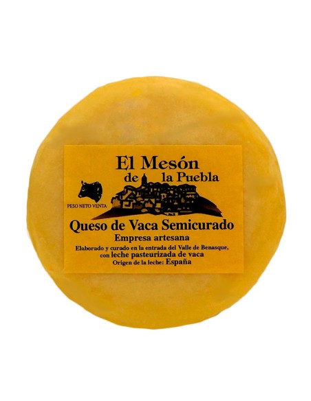 Queso de Vaca Semicurado El Mesón de la Puebla