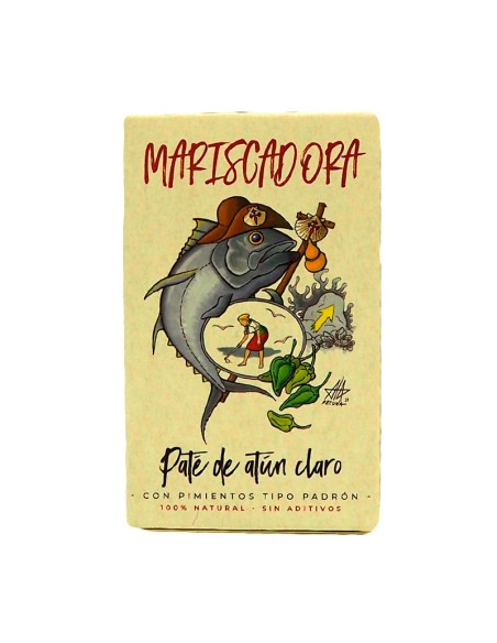 Paté de Atún Claro con Pimientos Tipo Padrón Mariscadora
