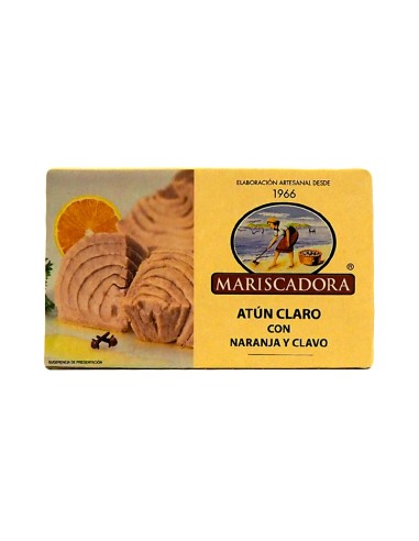 Atún Claro con Naranja y Clavo Mariscadora