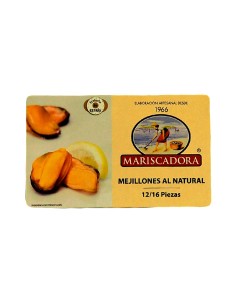 Mejillones al Natural Mariscadora