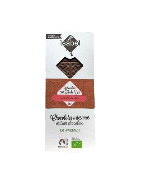 Chocolate con leche con petacetas Isabel