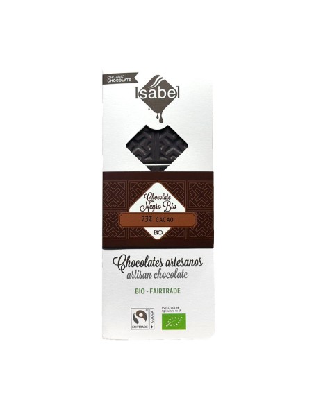 Chocolate negro 73% origen Ecuador Isabel