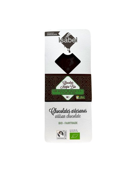 Chocolate negro con aceite y sal Isabel