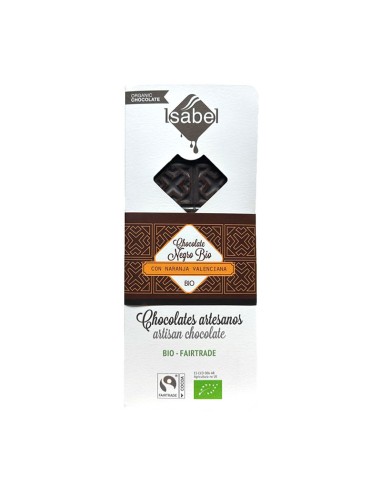 Chocolate negro con naranja Isabel