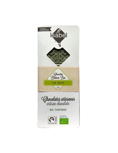 Chocolate Blanco con Menta Isabel