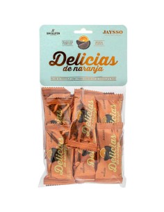Delicias de naranja con chocolate Jaysso bolsa 250