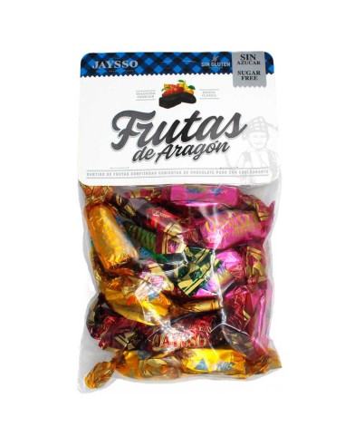 Frutas de Aragón sin azúcar bolsa 250grs Jaysso