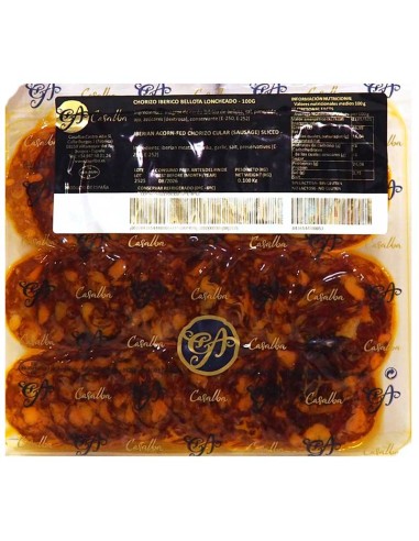Chorizo Iberico Bellota Loncheado Casalba