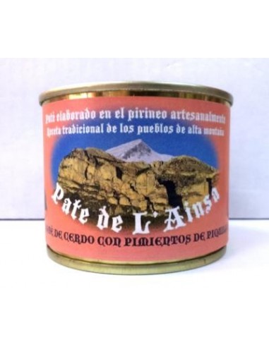 Paté de cerdo con pimientos de piquillo L ainsa