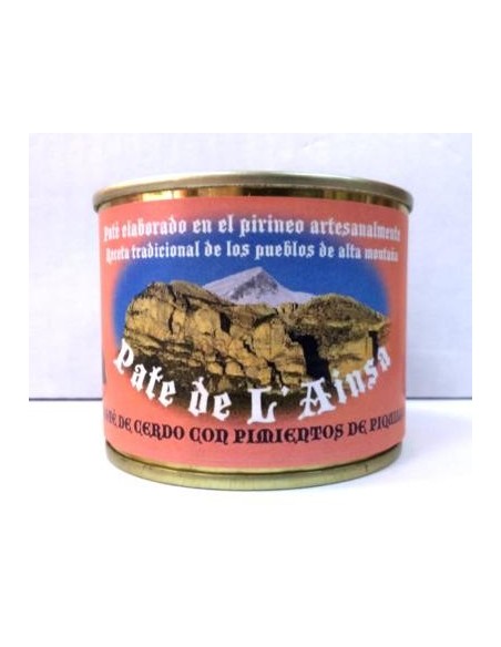 Paté de cerdo con pimientos de piquillo L´ainsa