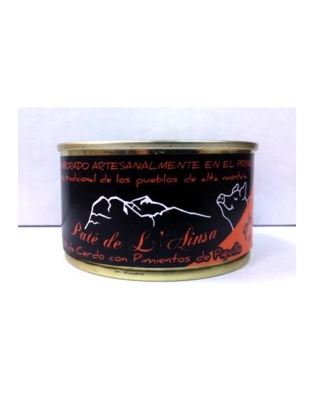 Paté con pimientos de piquillo molido L´ainsa