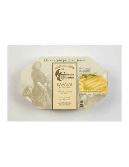 Navajas al Natural 6/8 Conservas Cambados