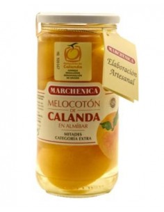Melocotón de Calanda mitades Marchenica