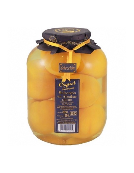 Melocotón en almíbar 2650 Coquet