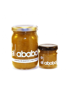 Chutney de puerros y ajos fritos Ababol