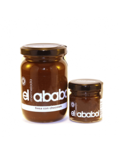 Mermelada de fresas con chocolate Ababol.