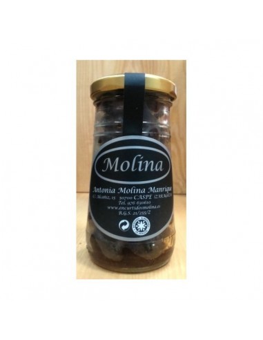 Aceituna negra Aragón arrugada con tomate Molina