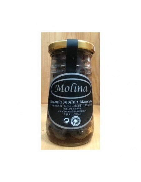 Aceituna negra Aragón arrugada con tomate Molina