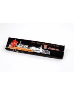 Chocolate artesano negro con trozos de naranja Atienza
