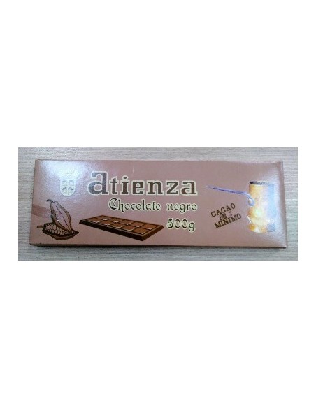 Chocolate Negro 68% 500grs Atienza