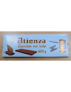 Chocolate con leche 500grs Atienza