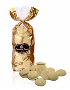 Medallones de chocolate blanco Brescó