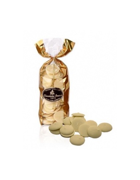 Medallones de chocolate blanco Brescó